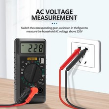 Pandoraplanet Oumery Aneng DT-182 Dijital Mini Multimetre Dc/ac Gerilim Akım Ölçer Cep Voltmetre Diyot Triode Tester Multitester (Yurt Dışından)