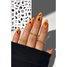 BP Tattoo Halloween Cadılar Bayramı Tırnak Dövmesi - Nail Art Sticker