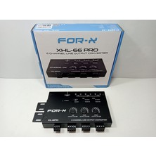 For-x 6 Kanal Deck Çevirici – For-X XHL-66PRO 6 Kanal Amfi Dönüştürücü – Orjinal Teybe Amfi Aparatı