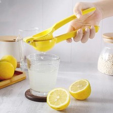 Wangchuang Sarı Ev Manuel Limon Sıkacağı Alüminyum Alaşımlı El Preslenmiş Portakal Meyve Sıkacağı Taşınabilir Pratik Mini Blender Mutfak Gereçleri (Yurt Dışından)