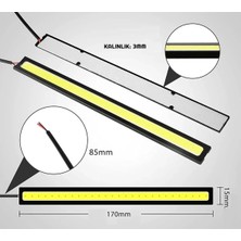 Tiger Marketing Gündüz Ledi Gündüz Farı LED Sis Farı - Su Geçirmez 17 cm 2 Adet