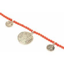 925 Ayar Gümüş Paralı Mercan Bileklik