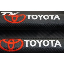 Dk Toyota Logo Karbon Desen Koltuk Arası Fitili 2 Li Set New Style