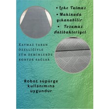 Melian Anadolu Kaymaz Taban Oda Salon Koridor Mutfak Halı Kalın Yolluk Gri
