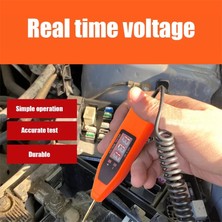 Liyao Turuncu Araba Elektrik Devre Test Kalemi 5-32 V Dijital Elektrik Gerilim Güç Test Kalemi Probu Araba Gerilim Test Cihazı Test Kalemi Araba Tekne (Yurt Dışından)