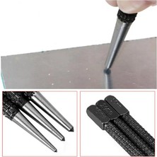 Liyao 1.5mm 1 Pc Çelik Merkez Yumruk 1.5mm/2mm/3mm Konik Nokta Çapı Metal Ahşap Işaretleme Delme Araçları Alaşımlı Çelik Metal Ahşap Alet Parçaları (Yurt Dışından)