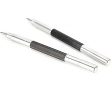 Liyao 2 Adet Tungsten Karbür Ipuçları Scriber Markalama Gravür Kalem Çift Uçlu Seramik Cam Metal Ahşap Oyma Kazıma Işaretleyici El Aletleri (Yurt Dışından)