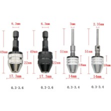 Liyao Yuvarlak Şaft 3mm Matkap Chuck Fikstürü Hex Shank Değişim Dönüştürücü Anahtarsız Tornavida Mil Kelepçesi Sabitleme Cihazı Motor Uçları Adaptörü Için Mikro Tutucu (Yurt Dışından)