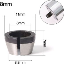 Liyao Bir 6mm 6.35MM 8mm Collet Chuck Adaptörü Gravür Kırpma Makinesi Elektrikli Yönlendirici Yüksek Hassasiyetli Bit (Yurt Dışından)