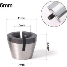 Liyao Bir 6mm 6.35MM 8mm Collet Chuck Adaptörü Gravür Kırpma Makinesi Elektrikli Yönlendirici Yüksek Hassasiyetli Bit (Yurt Dışından)