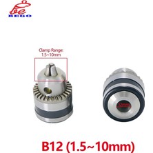 Liyao Işık B12 (1.5-10MM) 1 Adet Hassas Mors Koni Mt2 Mt3 Mt4 B10 B12 B16 B18 Hafif Hizmet Anahtar Matkap Chuck 0.6-6mm 1.5-13MM 1-10MM Konik Çardak Cnc Makinesi (Yurt Dışından)