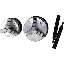 Liyao K01-63 Torna Mini Chuck 3 Çeneli Ağaç Işleme El Aynası Montaj Dişi Vida Çubuk Kendinden Merkezleme Torna Aynası Aracı 63MM (Yurt Dışından)