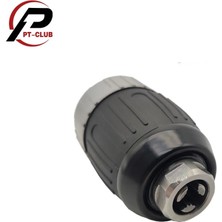 Liyao Chuck ve Sds Plus 3 Çeneli Anahtarsız Matkap Mandreni 1/2 Inç 1-13MM 1/2-20UNF Hızlı Değiştirme Anahtarı Adaptörü Sds-Plus Şaft Matkap Için 1/4" Altıgen Kare (Yurt Dışından)