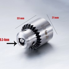 Mikro Motor Matkap Aynaları Sıkma 0 3-4mm Tjo Konik Monteli Matkap Chuck 3 17MM Pirinç Mini Elektrik Motor Mili (Yurt Dışından)