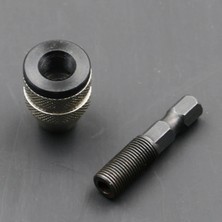 Liyao Gümüş 0.5-3.6mm Anahtarsız Matkap Aynası Elektrikli Matkap Tornavida Darbeli Sürücü Adaptörü Mini Collet 1/4 ''hex Shank Hızlı Değişim Adaptörü (Yurt Dışından)