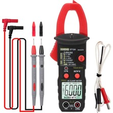 ST184 Kırmızı Profesyonel Multimetre Gerilim Ölçer Ac/dc Gerilim Test Cihazı Dijital Pens Metre Ohm Hz Test Cihazı True Rms ST184 6000 Sayım (Yurt Dışından)