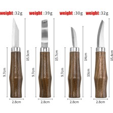 Liyao 1pc-A 7 Adet Ahşap Oyma Keski Bıçak El Aleti Seti Temel Detaylı Ağaç Işçileri Gouges Çok Amaçlı Dıy Profesyonel Alaşımlı Çelik (Yurt Dışından)