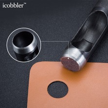 Liyao 15MM 10-25MM Dıy Deri El Sanatları Yuvarlak Çelik Keski Deri Içi Boş Zımba Deri Kayış Contası Leathercraft Zımba Büyük Boy (Yurt Dışından)