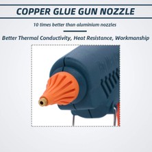 2.0X38MM Nozul 100W, Abd 60W 100W Ab Abd Tak Sıcak Tutkal Tabancası Güç Anahtarı ile Saf Bakır Nozullar 5 Tutkal Çubukları 11MM Ev Güç Aracı Ev Dıy Zanaat (Yurt Dışından)
