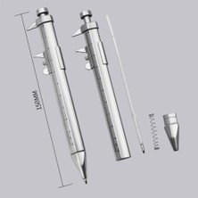 Liyao 2 Adet Mavi Yedekler 2-6 Adet Kaliper Kalemler 0-100MM Sürmeli Kumpas Rulo Tükenmez 1mm Plastik Öğrenci Kırtasiye Hediye Sürmeli Kumpas Ölçme Aracı (Yurt Dışından)