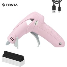 Mavi 2 T Tovıa Akülü Sıcakta Eriyen Tutkal Tabancası 2200 Mah 90 Dakika Kullanım Süresi 7mm Tutkal Çubuğu Kablosuz Tutkal Tabancası Tamir Ev Dıy Araçları Cadılar Bayramı Hediyesi (Yurt Dışından)