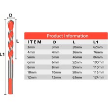 9 Adet 3-12MM Xcan Matkap Ucu Çok Fonksiyonlu Üçgen Matkap Seramik Karo, Beton, Duvar, Metal Ahşap Delme Delik Kesici Cam Matkap Ucu (Yurt Dışından)