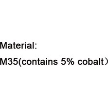 M35-KOBALT D10.7 Içerir 5 Adet, Yuvarlak Kobalt Yüksek Hız Çeliği Büküm Matkap Ucu Seti M35 Paslanmaz Çelik Alet Seti Metal Delme Kesici Makinesi Için Aksesuarlar Hss Co (Yurt Dışından)