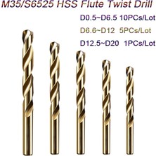 M35-KOBALT D10.7 Içerir 5 Adet, Yuvarlak Kobalt Yüksek Hız Çeliği Büküm Matkap Ucu Seti M35 Paslanmaz Çelik Alet Seti Metal Delme Kesici Makinesi Için Aksesuarlar Hss Co (Yurt Dışından)