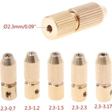 2.3-1.5(1.0mm-1.5mm 1 Adet 2.3mm 3.17MM Mikro Matkap Kelepçe Fikstürü Chuck 0.7-3.2mm Elektrik Motor Mili (Yurt Dışından)