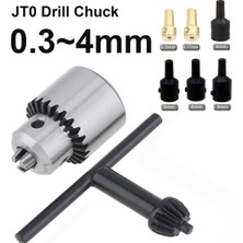 5mm Çubuk 0.3-4mm Jto Matkap Pens Chuck ile 1/4 ''chuck Iç Delik Çapı Altıgen Anahtar Anahtarı Jt0 Adaptörü ile Dıy Elektrikli Matkap (Yurt Dışından)