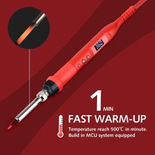 JCD908U Kıt2 80W 220V, Abd Jcd Havya Kitleri Ayarlanabilir Sıcaklık Anahtarı LCD Ekran 80W Çok Fonksiyonlu Multimetre Lehim Kaynak Araçları 908U (Yurt Dışından)