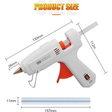 10 Adet Sopa ile 80W, Ab 80W-120W Sıcak Tutkal Tabancası ile 11*200MM Çubuk Tutkal Dıy Mini Guns Yapıştırıcı Çubuk Sıcak Tutkal Tabancası Araçları Ev Için Isı Aracı (Yurt Dışından)