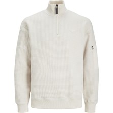 Jack & Jones Jcoblack Yarım Fermuarlı Sweatshirt 12245404
