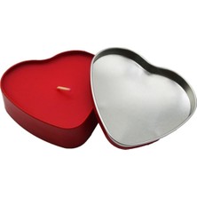 Shopiolog Metal Kutulu Kokulu Kalp Mum