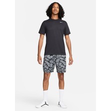 Nike Bisiklet Yaka Düz Siyah Erkek T-Shirt DX0989-010 M Nk Df Tee Rlgd Reset