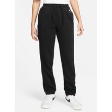 Nike Siyah - Gri - Gümüş  Kadın Uzun Eşofman Altı DQ6563-010 W Nsw Aır Flc Mr Jogger