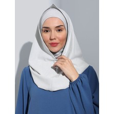 Ecardin ST300-SİMLİ Abiye Hijab 05 Krem - Krem-
