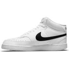 Nike Beyaz Erkek Deri Lifestyle Ayakkabı DN3577-101 Court Vısıon Mıd Nn