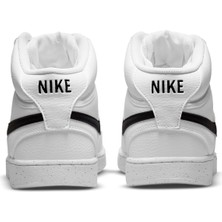 Nike Beyaz Erkek Deri Lifestyle Ayakkabı DN3577-101 Court Vısıon Mıd Nn