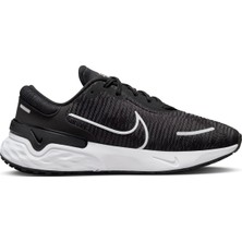 Nike Siyah - Gri - Gümüş Kadın Deri Koşu Ayakkabısı DR2682-002 W Nıke Renew Run 4