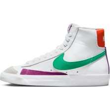 Nike Beyaz - Mor Kadın Lifestyle Ayakkabı CZ1055-123 W Blazer Mıd '77