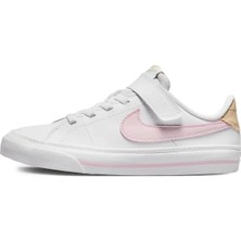 Nike Beyaz Erkek Yürüyüş Ayakkabısı DA5381-115 Nıke Court Legacy (Psv)