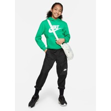 Nike Çocuk Yeşil Kapüşonlu Sweatshirt FD2988-324 K Nsw Club Flc Hdy