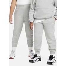 Nike Çocuk Gri Lastikli Uzun Eşofman Altı FD3008-063 K Nsw Club Flc Jggr