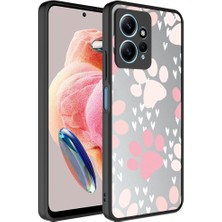 Xiaomi Redmi Note 12 4g Kılıf Aynalı Desenli Kamera Korumalı Parlak Mirror Kapak
