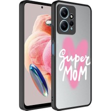 Xiaomi Redmi Note 12 4g Kılıf Aynalı Desenli Kamera Korumalı Parlak Mirror Kapak