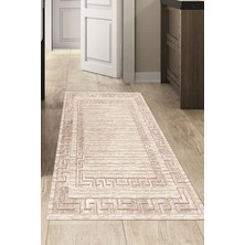 Dekoreko Dijital Mutfak Halısı Trend Keçe Kaymaz Taban Modern Dorothea  Kahve