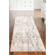 Dekoreko Dijital Mutfak Halısı Trend Keçe Kaymaz Taban Iskandinav Leilani  Bej