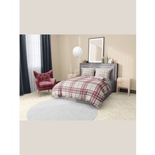 Fialka Soft Touch Nevresim Takımı Melanj Light Fuma Viva Çift Kişilik