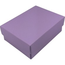 Özer Kutu Lila Karton Kolye & Mini Set Kutusu 24 Lü Paket (Içi Süngerli)